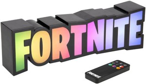 $21 Paladone Fortnite RGB Colour-Changing Logo Light   Officially Licensed Gaming Lamp with Remote Control, Wall or Desk Display, USB Powered D cor for Gamers