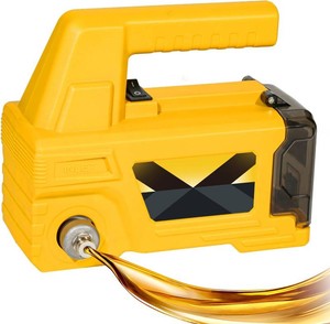 $40 Oil Change Pump Extractor Compatible with Dewalt 20V MAX Battery (Battery Not Included), 120W Self-Priming Oil Transfer Pump, 300GPH, for Warm Engine Oil, Diesel & Marine Use