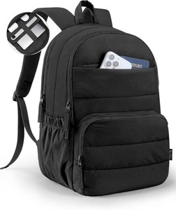$26 Uselike Travel Backpack for Women, 15.6 Inch Laptop Backpack, Quilted College Bookbag, Cute Work Backpacks, Water Resistant
