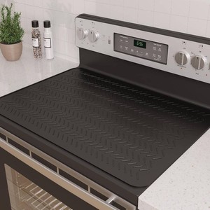 $22 Stove Top Covers for Electric Stove, Thickened Premium Silicone Stove Mat for Glass Top Stove, 30 x 21 Glass Stove Top Cover Protector, Oven Range Top Cover, XL Dish Drying Mat