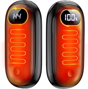 $22 Hand Warmers Rechargeable - Electric Hand Warmers 2 Pack with Dual-Sided Heating for 15Hrs Warmth, LED Display & Flashlight, Hunting Essentials, Gifts for Christmas Man Women Raynauds Golf