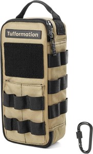 $19 Tufformation Heavy Duty Small Tool Bag Pouch Portable Utility Organizer Case with Zipper Handle. Perfect for EDC, Motorcycle, Road Bike, Electricians & More