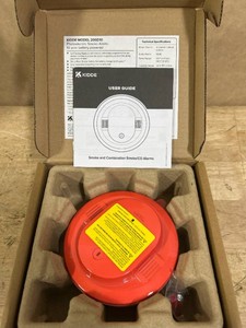$37 Kidde Smoke Detector, 10-Year Battery Powered, with LED Status Lights, 85 dB Alarm, 5-inches, 20SD10, 1 Pack