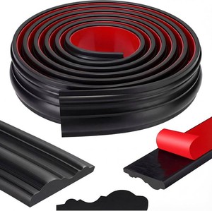 $27 118 Inch x 2.36 in Peel and Stick Wall Molding Trim Black Chair Rail Panel Flexible Self Adhesive 3D Crown Moulding Trim for DIY Home Wall Decor Mirror Protection Door Cabinet Frame(Stylish)