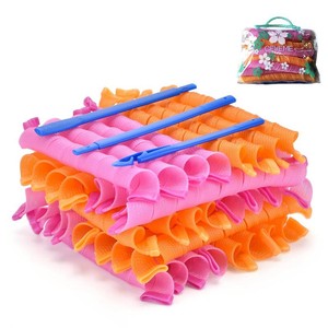 $20 40pcs Heatless Spiral Hair Curlers for Long Hair - Heatless Curls Overnight 22inch Magic Hair Rollers No Heat Curlers for Women Kids