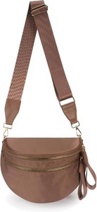 $18 FEIBOON Spacious Nylon Crossbody Bag Bum Bag Handbags Wallets Purses Trendy Shoulder Bag for Women