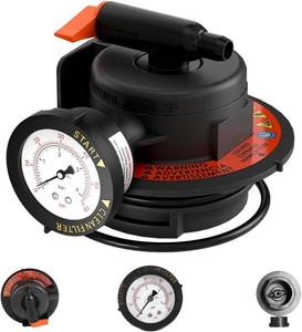 $40 Replacement DEX2420MAR2 Manual Air Relief Valve Assembly with Pressure Gauge and O-Rings - Compatible with Hayward Pro Grid DE Filters, SwimClear Cartridge Filters - 1 Year Warranty