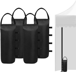 $13 IALNAI 112 LBS Canopy Weights Sand Bags for Canopy Outdoor Advertising Tent Sunshade Fixed Windproof Pop up Tent No Sand  4-Pack Package May Vary