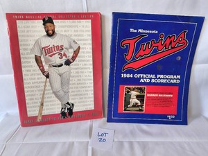 Vintage Mn Twins Magazines