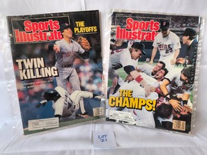 Vintage Mn Twins Magazines