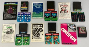 Misc. Intellivision Games Including Centipede, Microsurgeon, Mission X, Poker & Blackjack, Star Strike & Tennis