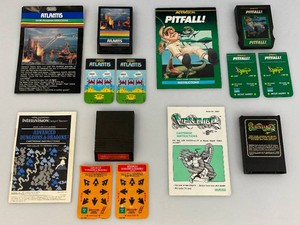 Misc. Intellivision Games Including Advanced Dungeons & Dragons, Atlantis, Pitfall & Venture
