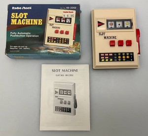 1970s Radio Shack Slot Machine In Original Box (Works) 3 x 4