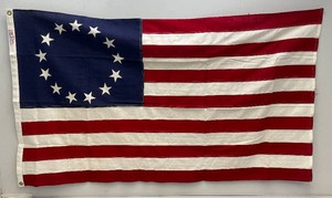 Reprint Sewn 13 Star Betsy Ross American Flagg 34 x 56 (New)