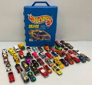 Misc. Hotwheels And More In 48 Car Carrying Case