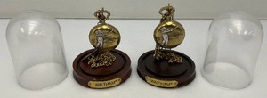 Misc. Collectible Golf Pocket Watches In Protective Domes