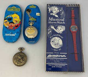Misc. Collectible Character Watches Including Mickey Mouse And More