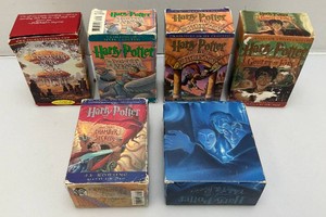 Vintage Harry Potter Audio Cassettes In Original Boxes Sorcerers Stone Missing two, Harry Potter CD Set Missing Two & JRR Tolkiens Fellowship Of The Ring And More