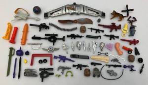 Misc. Collectible Action Figure Weapons Including GI Joe And More