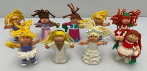 Minature PVC Collectible Cabbage Patch Figures 3 12