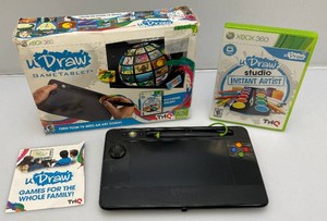 PRE-OWNED Xbox 360 U Draw Game Tablet Set W Studio Instant Artist In Original Box