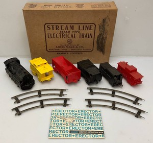 Misc. Vintage Toy Trains And MARX Stream Line Box