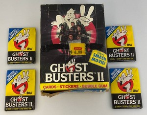 36 Wax Packs Of 1989 Ghost Busters II Trading Cards In Original Box