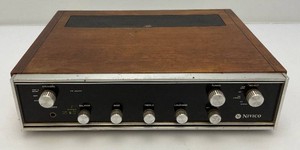Vintage JVC Nivico 4210 Receiver With Wood Case 3 12 x 12 x 14 12