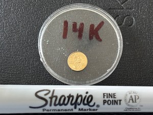 14K Gold Miniature Lincoln Coin