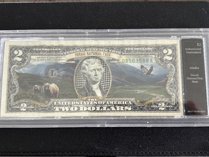 $2 Dollar Denali National Park Note