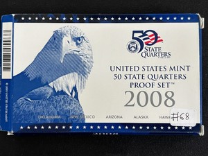 2008-S State Quarter Proof Set