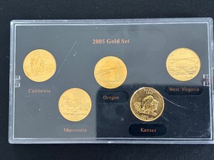 2005-D State Quarter Gold Set
