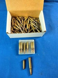 86 Rounds  5.56x45mm NATO cartridges, (1) .30-06, and (1)   9mm Luger cartridge 