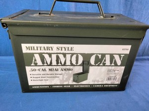 Military Style .50-Cal M2A1 Ammo Can
