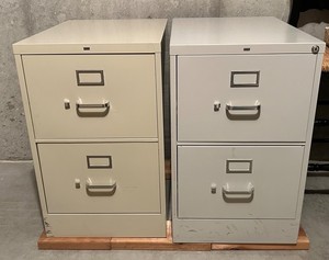 Metal 2-Drawer File Cabinets