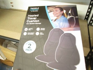 Pair of heated travel cushions...