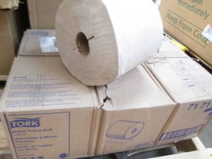 6 Rolls of Tork hand towels...