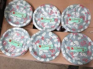 6 38 Count 8.5 paper plates...