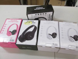 5 Assorted color wireless jeadphone...