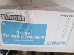 1000 Individually wrapped knives...