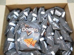24 Doritos sweet and tangy BBQ chip...