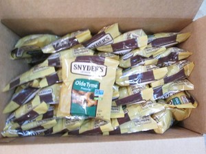 60 1.5 oz Snyders olde tyme pretzel...