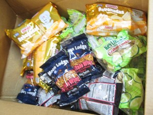 Assorted Moon Lodge chips and other...