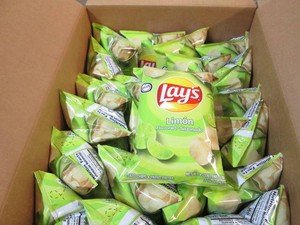 24 Lays Limon potato chips dated Fe...