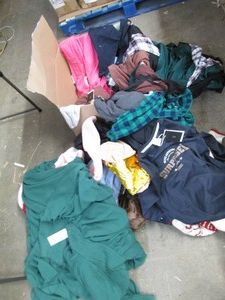 Large box of new with tags clothes...