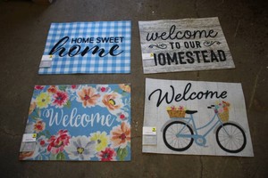 4 Door Mats...