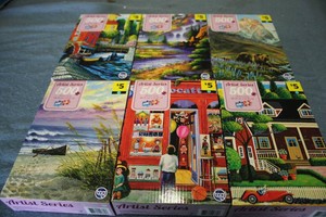 6-500 Piece Puzzles...