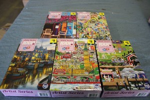 5-1000 piece puzzles...
