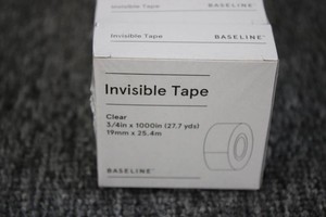 Invisible Tape Clear 34in x 1000in...