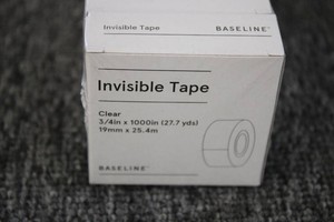 Invisible Tape Clear 34in x 1000in...